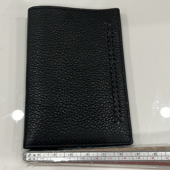 CALISTA ITALIAN BLACK SUPPLE PEBBLE GRAIN LEATHER WALLET 12x8 BRAND NEW - Picture 3 of 7